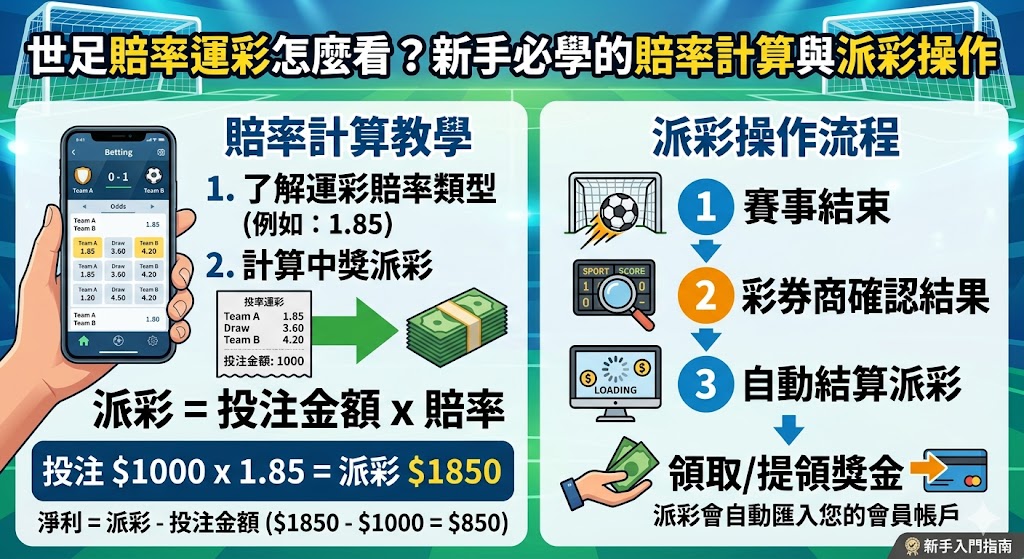 新手必學的賠率計算與派彩操作 新手必學的賠率計算與派彩操作