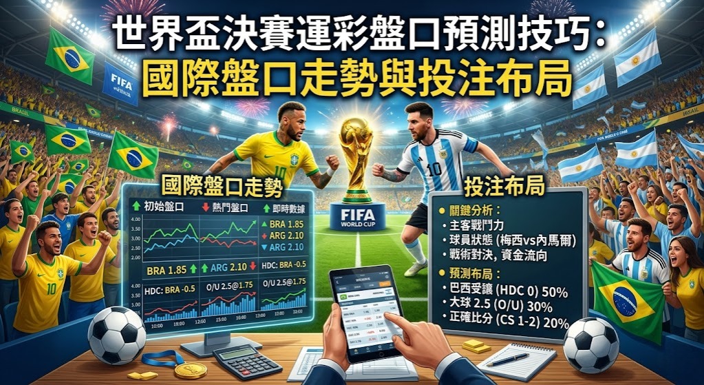 世界盃決賽運彩盤口預測技巧